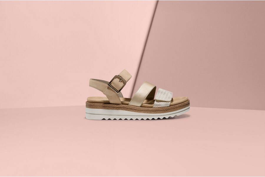 Remonte Sleehaksandaaltjes sleehak zomerschoenen sandalen in vegan verwerking