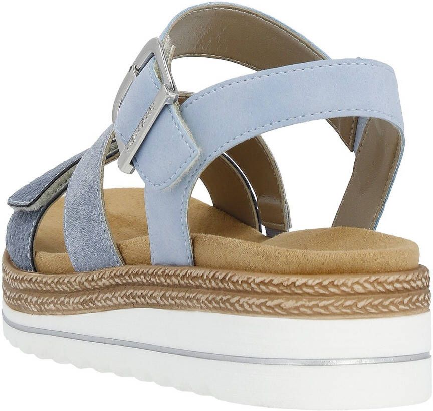 Remonte Sleehaksandaaltjes sleehak zomerschoenen sandalen in vegan verwerking