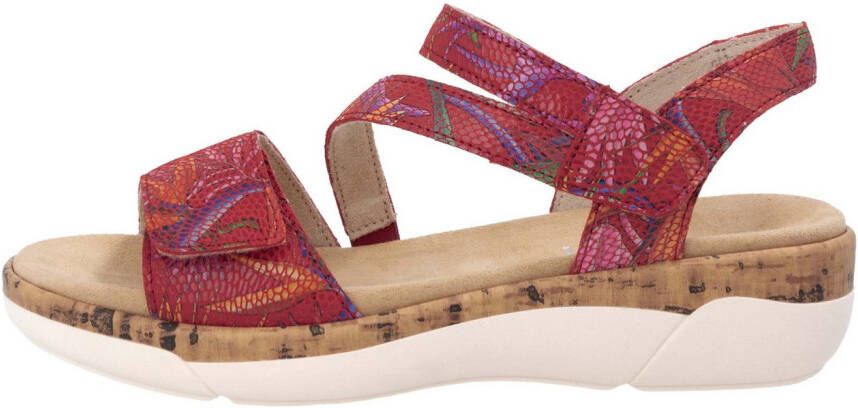 Remonte Sleehaksandaaltjes zomer schoen klittenbandschoen riemchensandaal met zachte binnenzool
