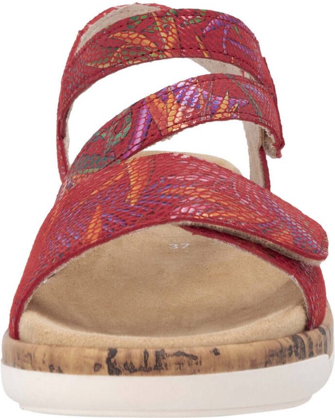 Remonte Sleehaksandaaltjes zomer schoen klittenbandschoen riemchensandaal met zachte binnenzool