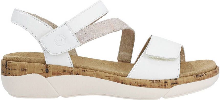 Remonte Sleehaksandaaltjes zomer schoen klittenbandschoen riemchensandaal met zachte binnenzool