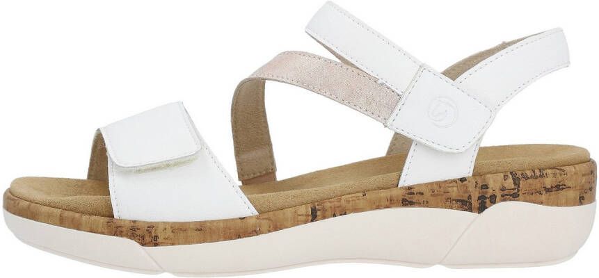 Remonte Sleehaksandaaltjes zomer schoen klittenbandschoen riemchensandaal met zachte binnenzool