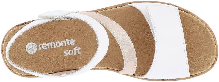 Remonte Sleehaksandaaltjes zomer schoen klittenbandschoen riemchensandaal met zachte binnenzool