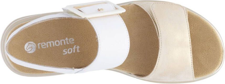 Remonte Sleehaksandaaltjes zomerschoen riemensandaal met comfortabel soft voetbed
