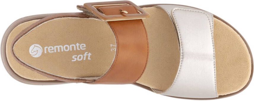 Remonte Sleehaksandaaltjes zomerschoen riemensandaal met comfortabel soft voetbed