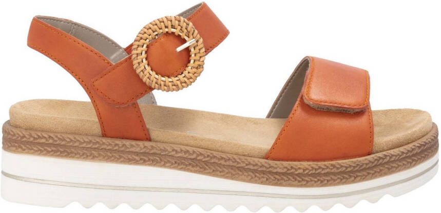 Remonte Sleehaksandaaltjes zomerschoen sandalen met bandjes en praktische klittenbandsluitingen