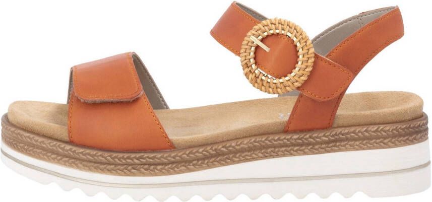 Remonte Sleehaksandaaltjes zomerschoen sandalen met bandjes en praktische klittenbandsluitingen
