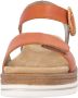 Remonte Sleehaksandaaltjes zomerschoen sandalen met bandjes en praktische klittenbandsluitingen - Thumbnail 10