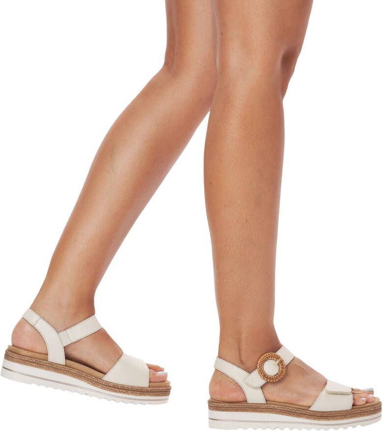 Remonte Sleehaksandaaltjes zomerschoen sandalen met bandjes en praktische klittenbandsluitingen