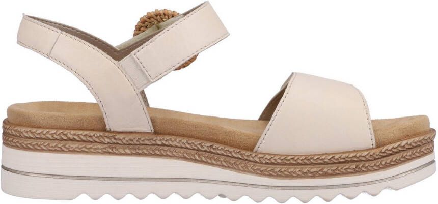 Remonte Sleehaksandaaltjes zomerschoen sandalen met bandjes en praktische klittenbandsluitingen