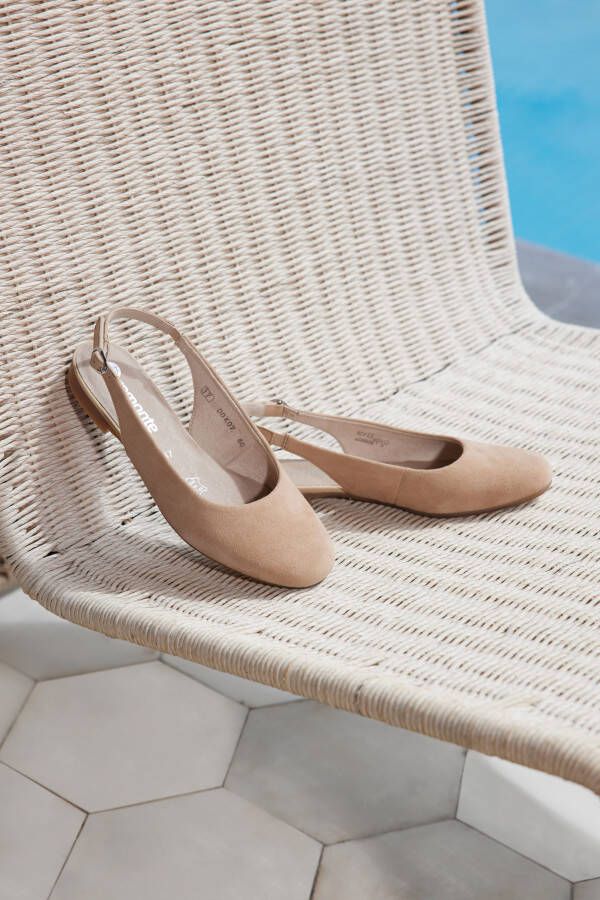 Remonte Slingback pumps zomerschoen blokhak bandpumps met open hiel