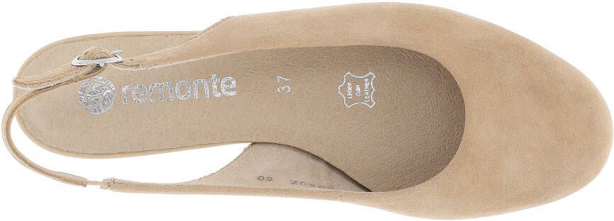 Remonte Slingback pumps zomerschoen blokhak bandpumps met open hiel