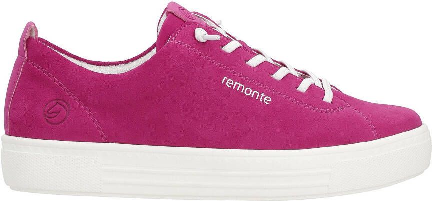 Remonte Slip-on sneakers Plateau sneaker slipper vrijetijdsschoen met praktische verwisselbare inlegzool