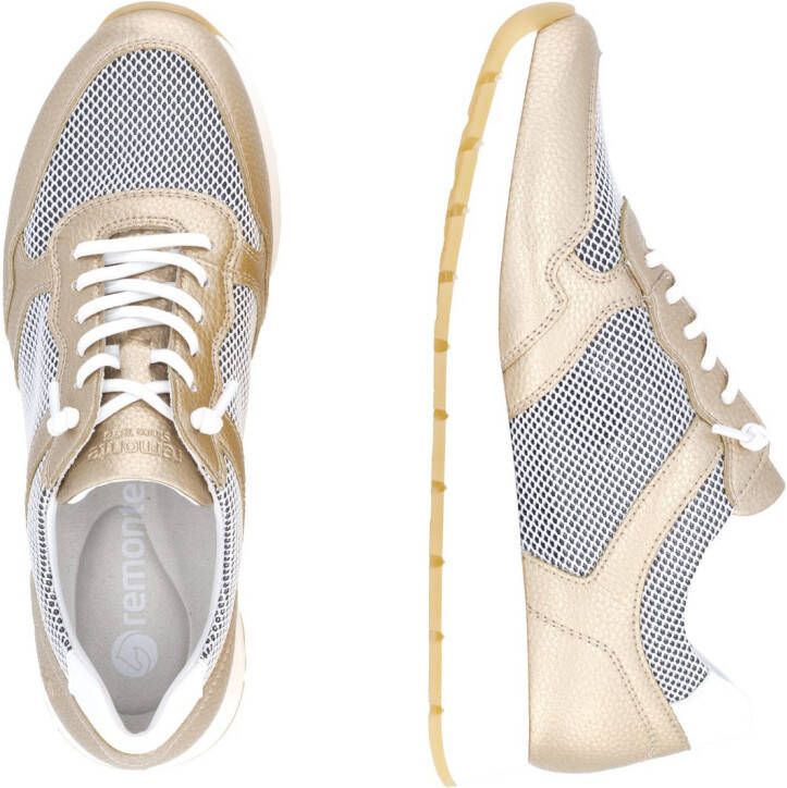 Remonte Slip-on sneakers Elisabeth Hurley-Collection vrijetijdsschoen lage schoen veterschoen met schachtpadding