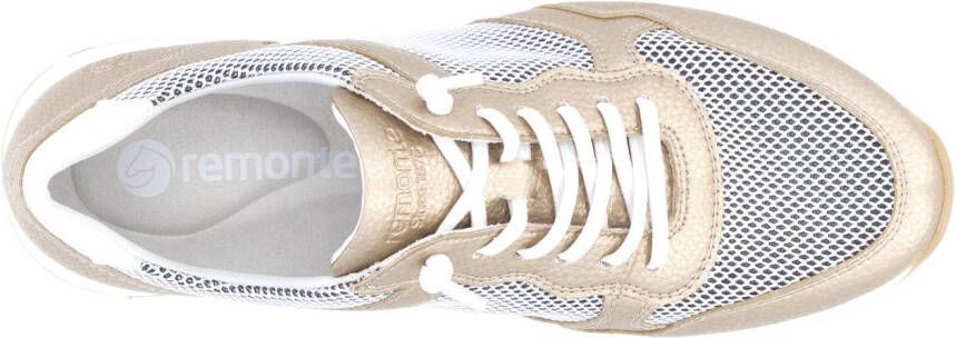 Remonte Slip-on sneakers Elisabeth Hurley-Collection vrijetijdsschoen lage schoen veterschoen met schachtpadding
