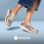 Remonte Slip-on sneakers Elisabeth Hurley-Collection vrijetijdsschoen lage schoen veterschoen met schachtpadding - Thumbnail 11