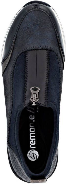 Remonte Slip-on sneakers Elisabeth Hurley-Collection wedge sneaker slipper instapschoen vrijetijdsschoen vegan