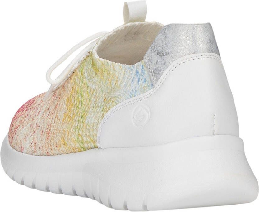 Remonte Sneaker in prachtige regenbooglook Wit Multicolor - Foto 3