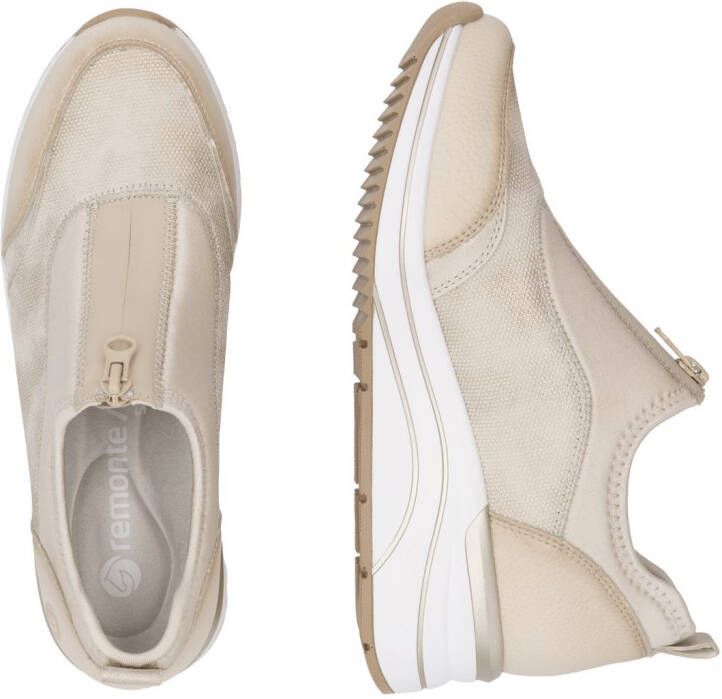 Remonte Slip-on sneakers vrijetijdsschoen lage schoen slipper in vegan verwerking