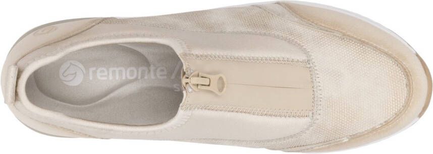 Remonte Slip-on sneakers vrijetijdsschoen lage schoen slipper in vegan verwerking