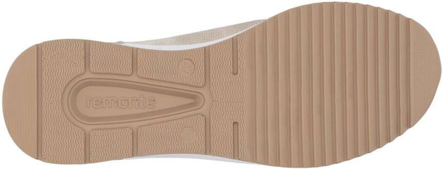 Remonte Slip-on sneakers vrijetijdsschoen lage schoen slipper in vegan verwerking