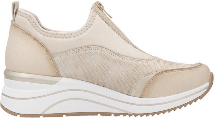 Remonte Slip-on sneakers vrijetijdsschoen lage schoen slipper in vegan verwerking
