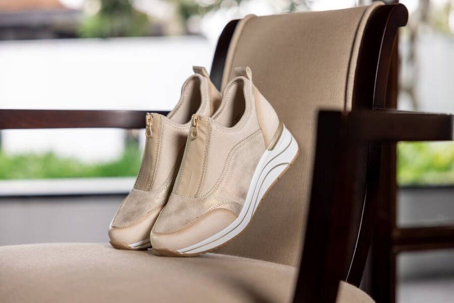 Remonte Slip-on sneakers vrijetijdsschoen lage schoen slipper in vegan verwerking