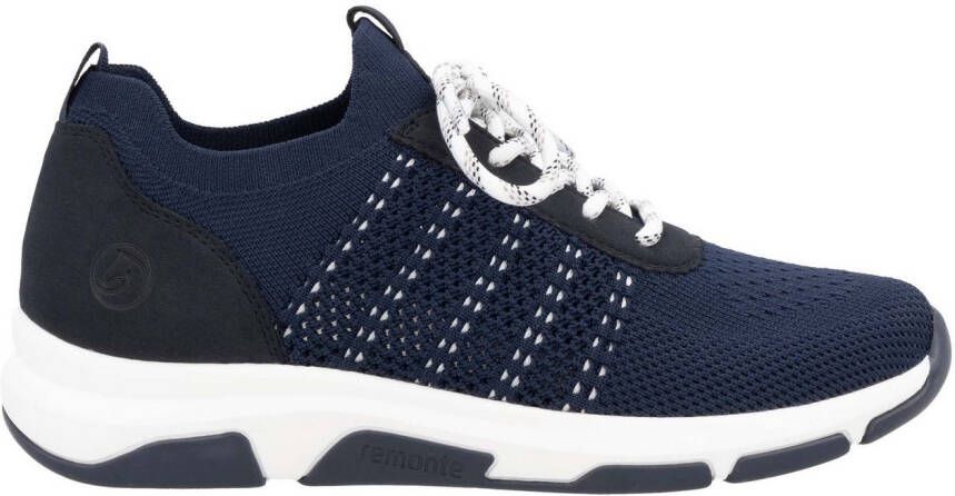 Remonte Slip-on sneakers vrijetijdsschoen lage schoen slipper instapschoen met aantrek-lussen