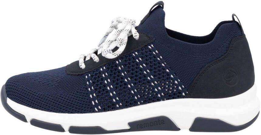Remonte Slip-on sneakers vrijetijdsschoen lage schoen slipper instapschoen met aantrek-lussen