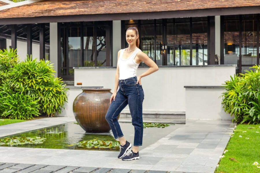 Remonte Slip-on sneakers vrijetijdsschoen lage schoen slipper instapschoen met aantrek-lussen