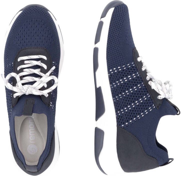 Remonte Slip-on sneakers vrijetijdsschoen lage schoen slipper instapschoen met aantrek-lussen