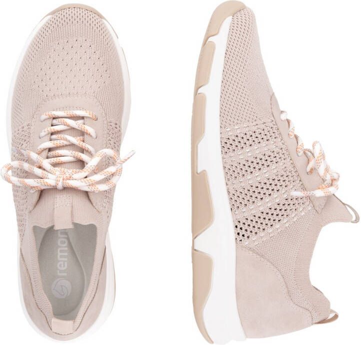 Remonte Slip-on sneakers vrijetijdsschoen lage schoen slipper instapschoen met aantrek-lussen