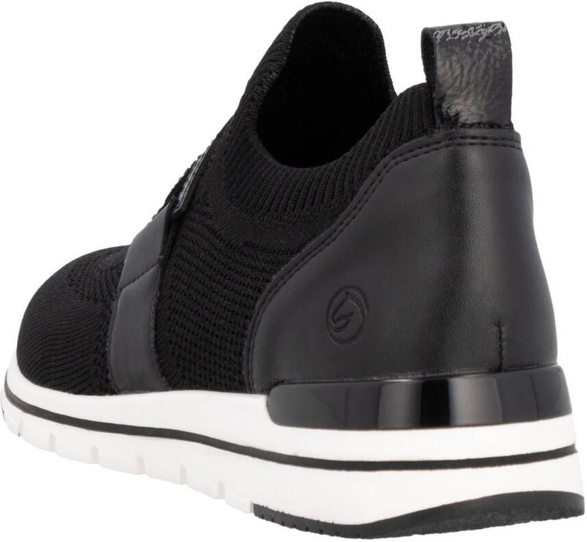 Remonte Slip-on sneakers vrijetijdsschoen lage schoen slipper met elastische band aan de schacht