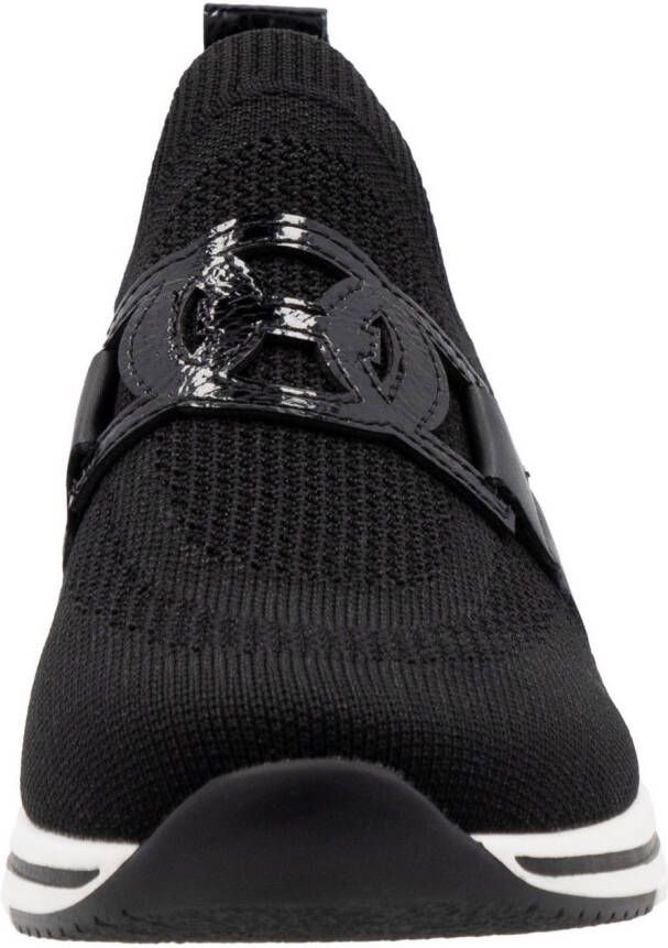 Remonte Slip-on sneakers vrijetijdsschoen lage schoen slipper met elastische band aan de schacht