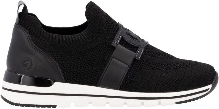 Remonte Slip-on sneakers vrijetijdsschoen lage schoen slipper met elastische band aan de schacht