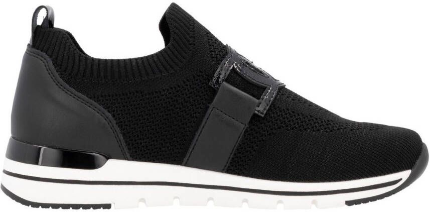 Remonte Slip-on sneakers vrijetijdsschoen lage schoen slipper met elastische band aan de schacht