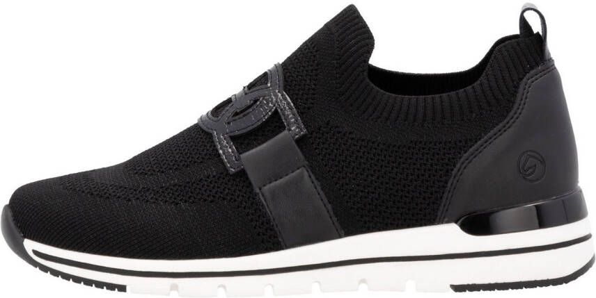 Remonte Slip-on sneakers vrijetijdsschoen lage schoen slipper met elastische band aan de schacht