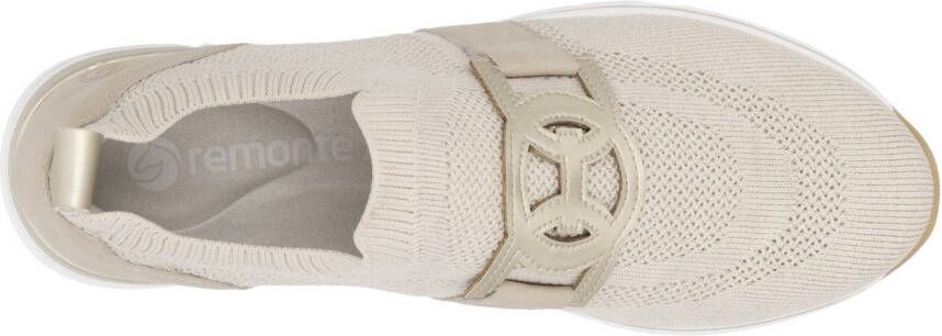 Remonte Slip-on sneakers vrijetijdsschoen lage schoen slipper met elastische band aan de schacht