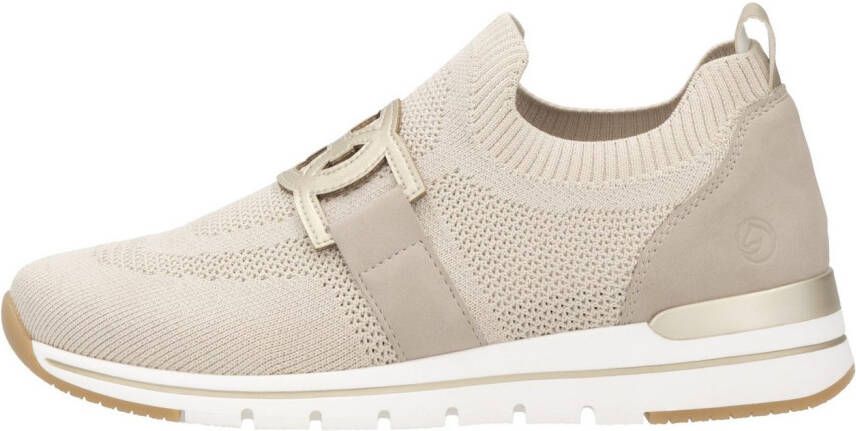 Remonte Slip-on sneakers vrijetijdsschoen lage schoen slipper met elastische band aan de schacht