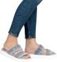 Remonte Slippers plateau zomerschoen slippers met sprankelende strassstenen - Thumbnail 2