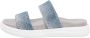Remonte Slippers plateau zomerschoen slippers met sprankelende strassstenen - Thumbnail 11