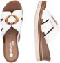 Remonte Slippers wig hak zomerschoen instapschoen met mooie decoratieve gesp - Thumbnail 3