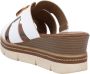 Remonte Slippers wig hak zomerschoen instapschoen met mooie decoratieve gesp - Thumbnail 4