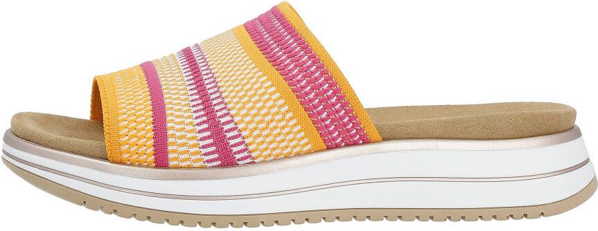 Remonte Slippers sleehak zomerschoen slippers met praktische elastische rand