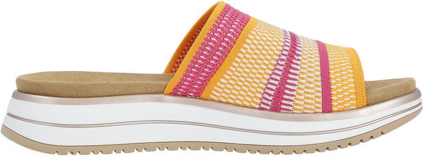 Remonte Slippers sleehak zomerschoen slippers met praktische elastische rand