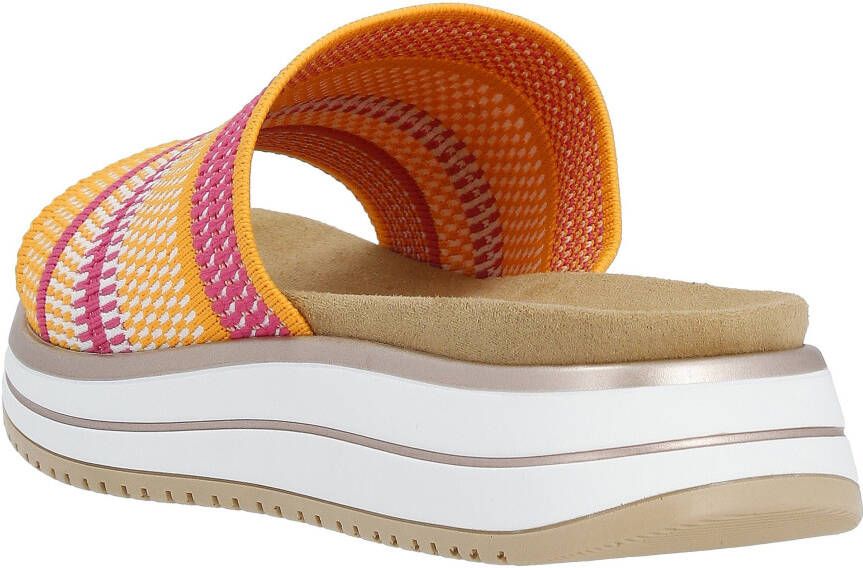 Remonte Slippers sleehak zomerschoen slippers met praktische elastische rand