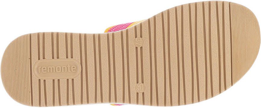 Remonte Slippers sleehak zomerschoen slippers met praktische elastische rand