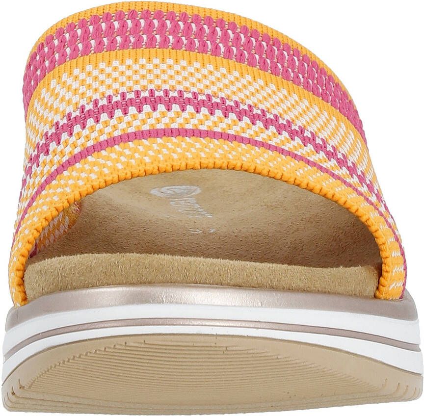 Remonte Slippers sleehak zomerschoen slippers met praktische elastische rand