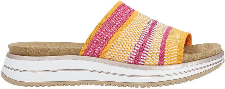 Remonte Slippers sleehak zomerschoen slippers met praktische elastische rand