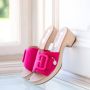 Remonte Slippers ELLE-Collection blokhak zomerschoen slippers decoratieve gesp elle-collectie - Thumbnail 3